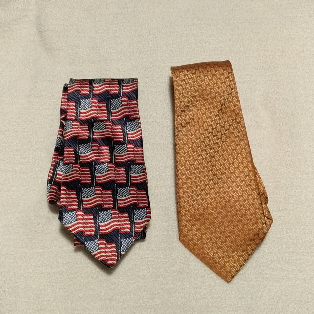 2x novelty ties